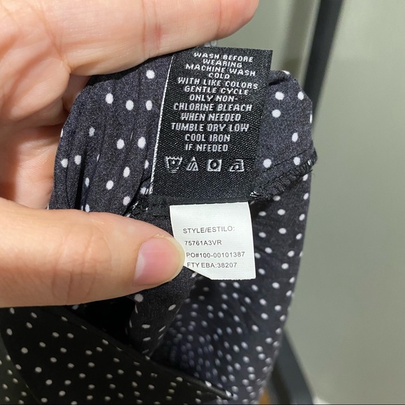 NWT Violets & Roses polka dot shirt dress size 4 - Picture 8 of 10